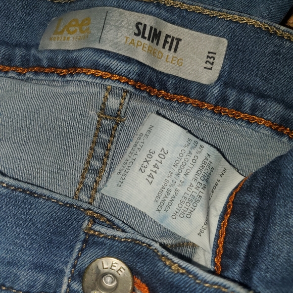 Mens Lee Slim Fit Tappered Lags Jeans - Picture 6 of 6